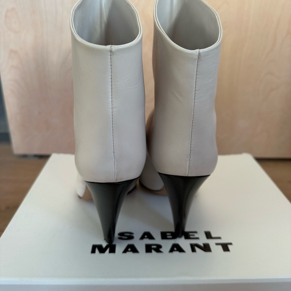 Isabel Marant Lapio Leather Ankle Boots 38 NIB - Picture 5 of 14